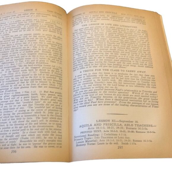 Book PELOUBETS Notes on International Bible Lessons for Christian Teachings 1961 - Picture 9 of 12